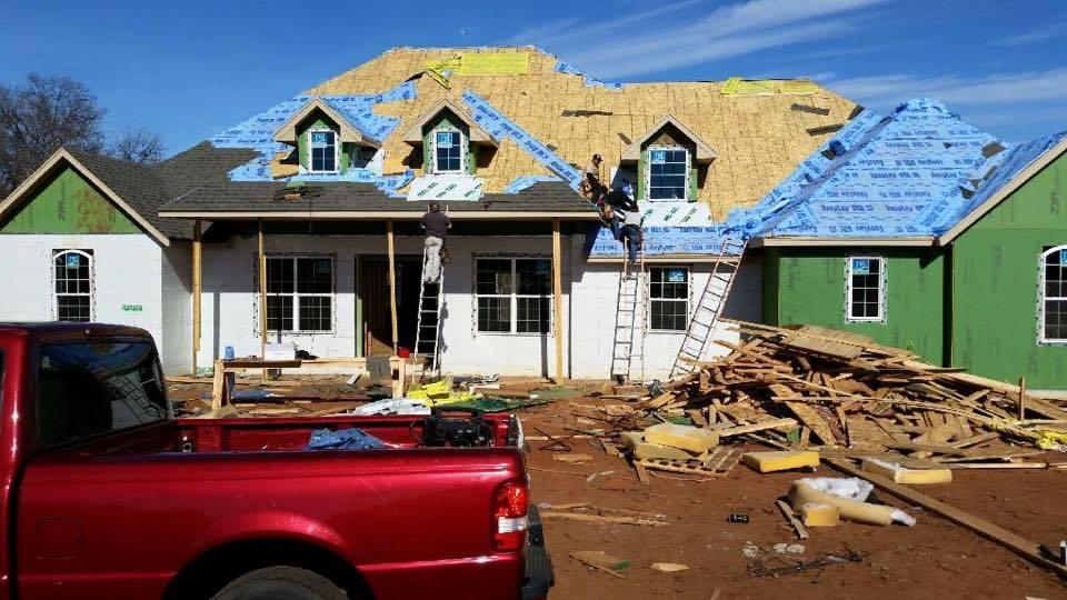 Mark Ferguson Roofing & Construction newly installed residential roof top